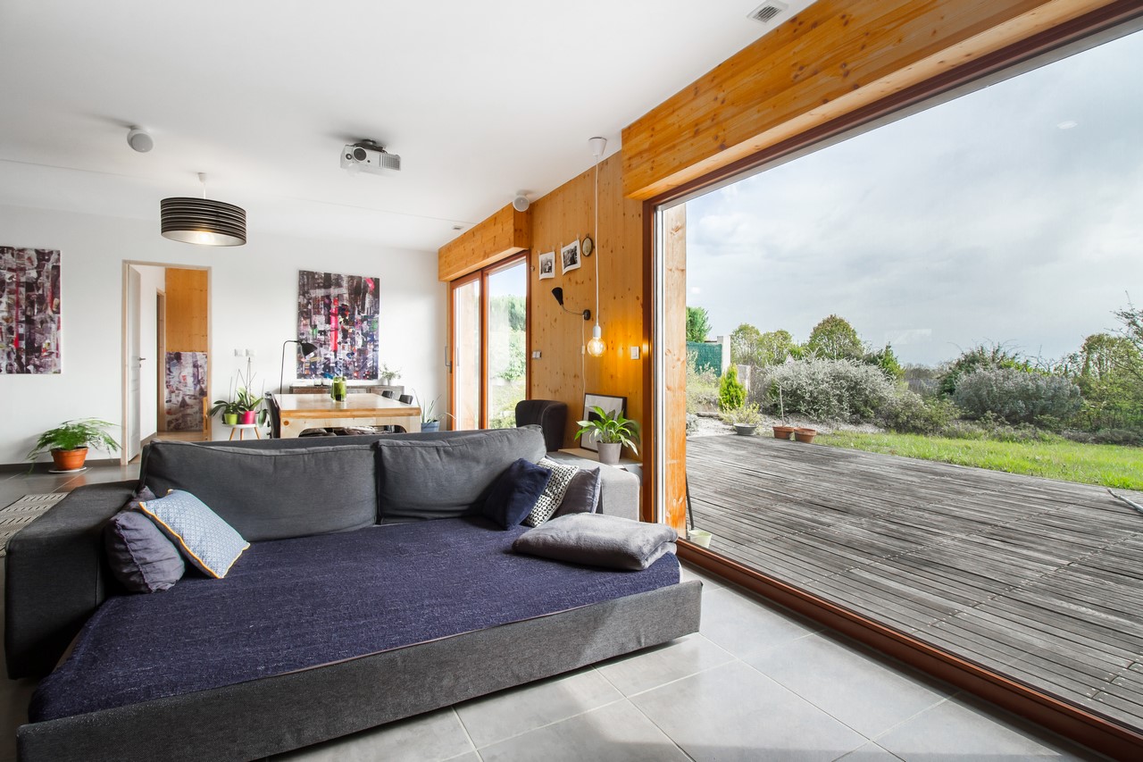 Maison bois intérieur design