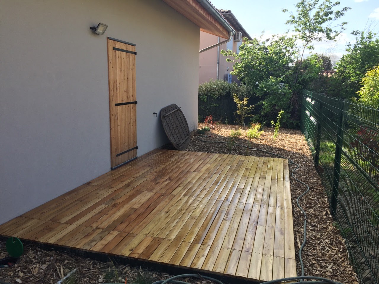 Terrasse bois cabinet médical