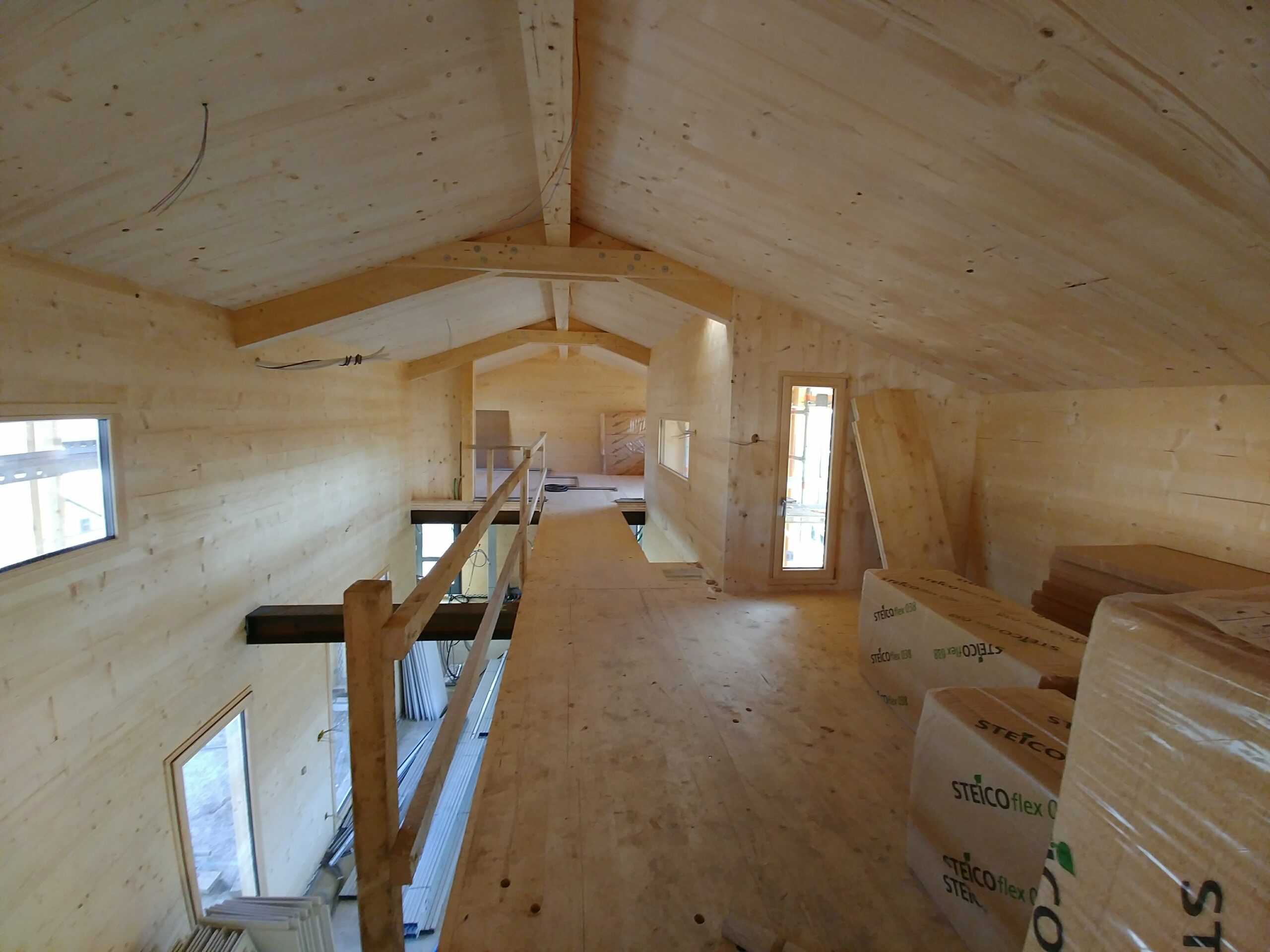 Maison bois massif CLT travaux