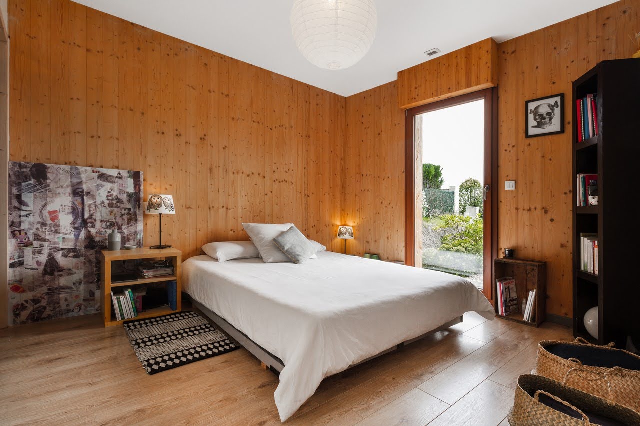 Chambre maison en bois